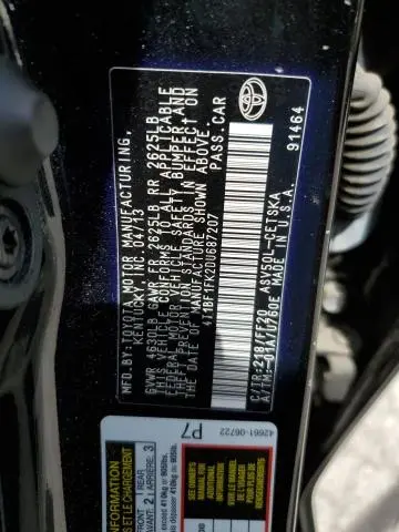2013 TOYOTA CAMRY L  