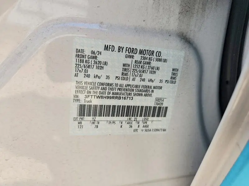 2024 FORD MAVERICK XLT  