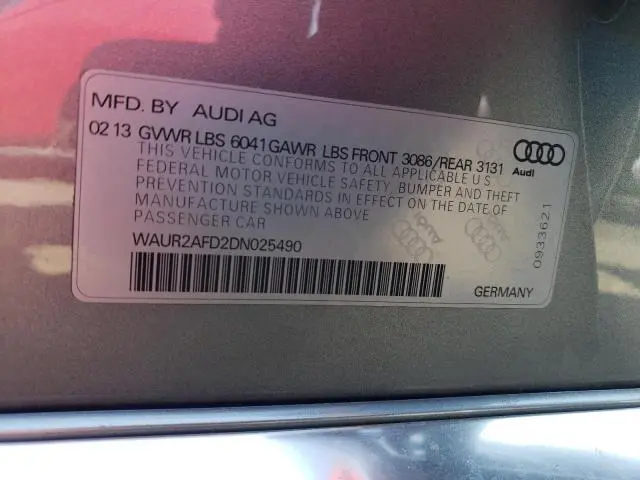 2013 AUDI A8 L QUATTRO  