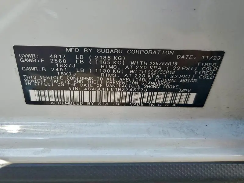 2024 SUBARU CROSSTREK SPORT  