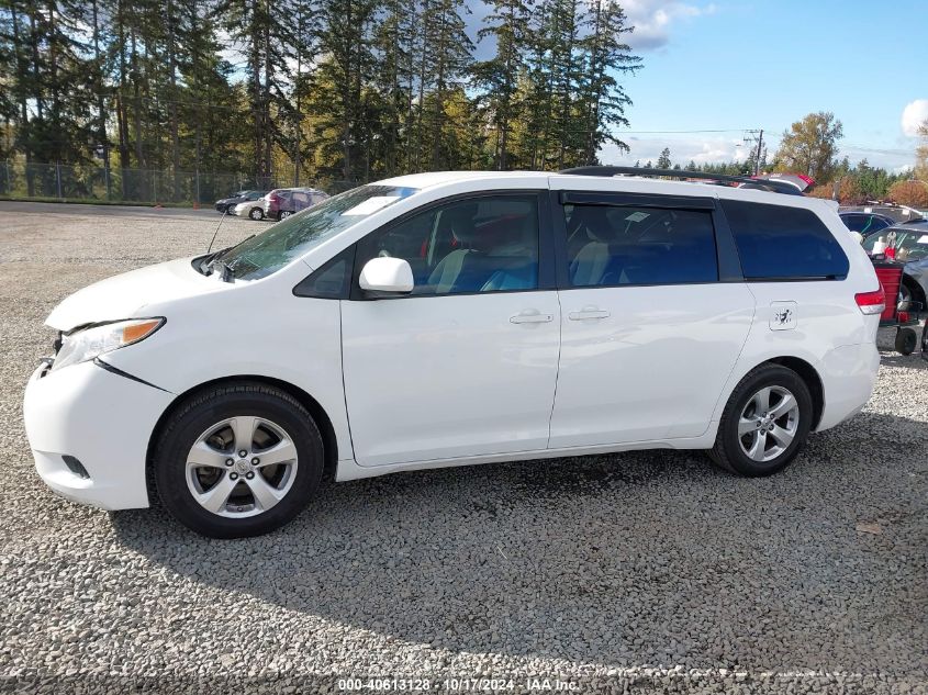 2013 TOYOTA SIENNA LE V6 8 PASSENGER