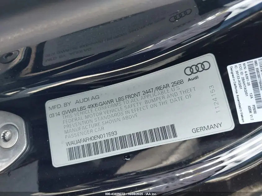 2014 AUDI A5 2.0T PREMIUM