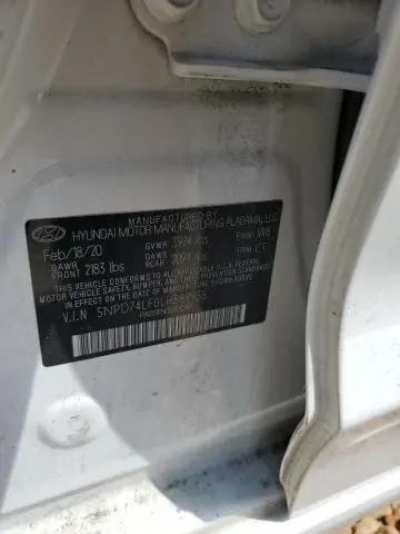 2020 HYUNDAI ELANTRA SE  