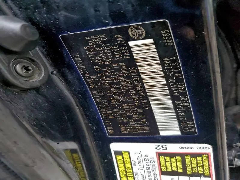 2021 TOYOTA CAMRY SE  