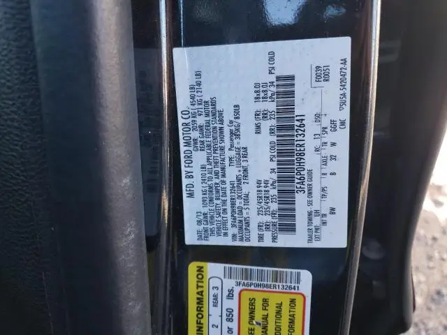 2014 FORD FUSION SE  