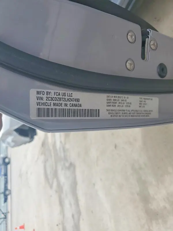 2020 DODGE CHALLENGER R/T  