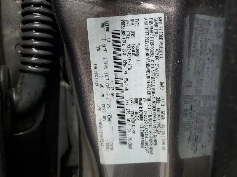 2013 FORD FOCUS TITANIUM  