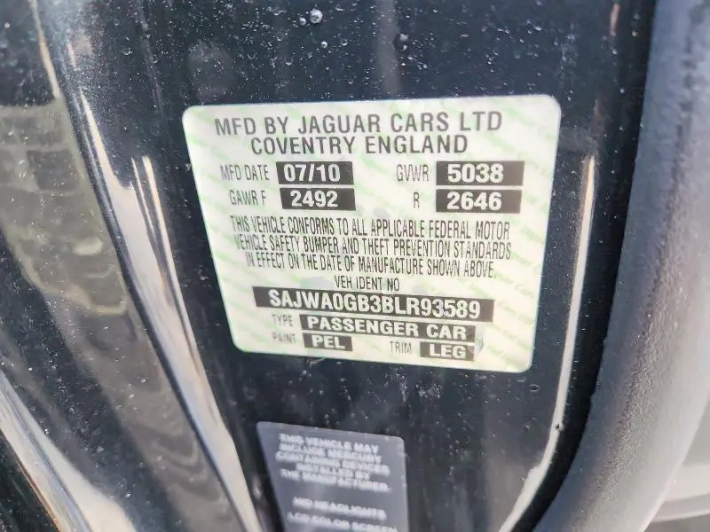 2011 JAGUAR XF PREMIUM  