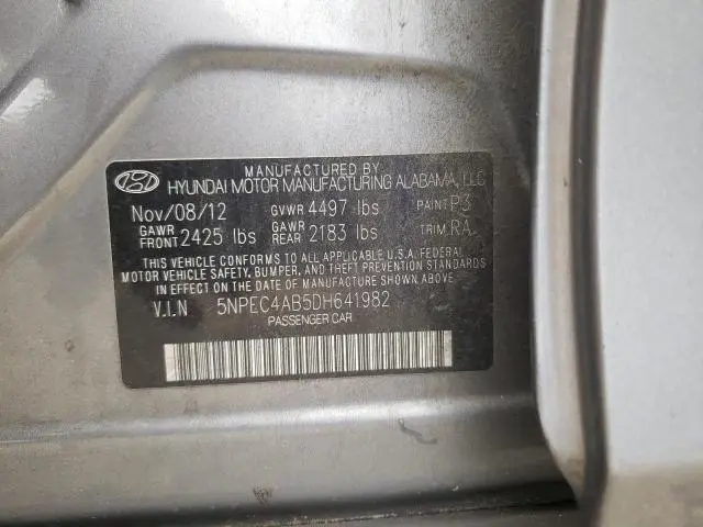 2013 HYUNDAI SONATA SE  