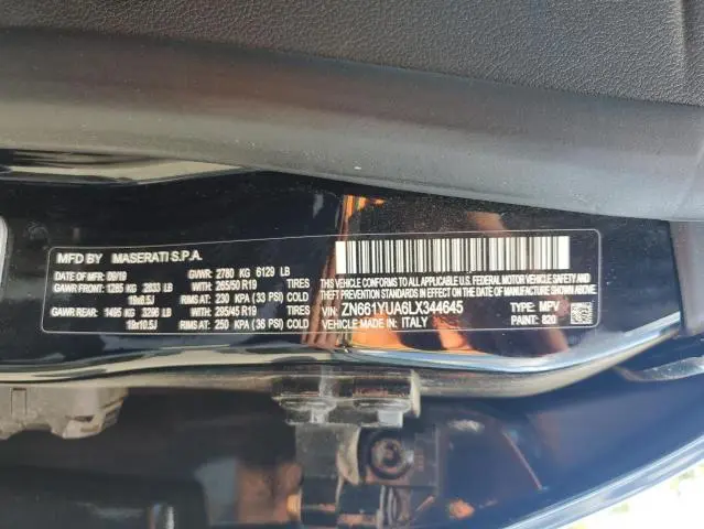 2020 MASERATI LEVANTE SQ4