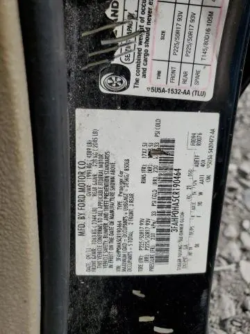 2012 FORD FUSION SE  