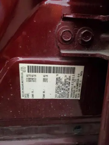 2012 NISSAN MAXIMA S  