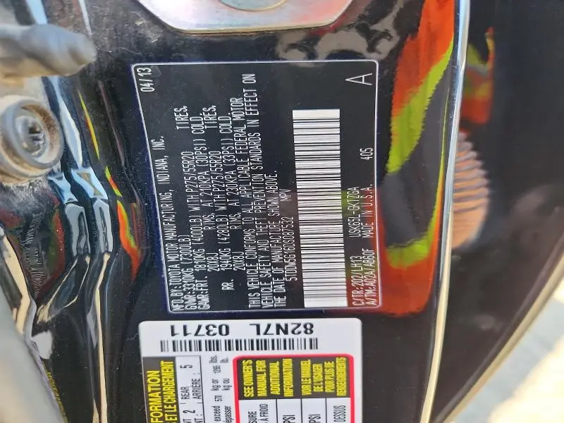 2013 TOYOTA SEQUOIA PLATINUM  