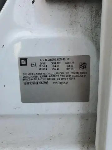 2015 CHEVROLET CRUZE L  