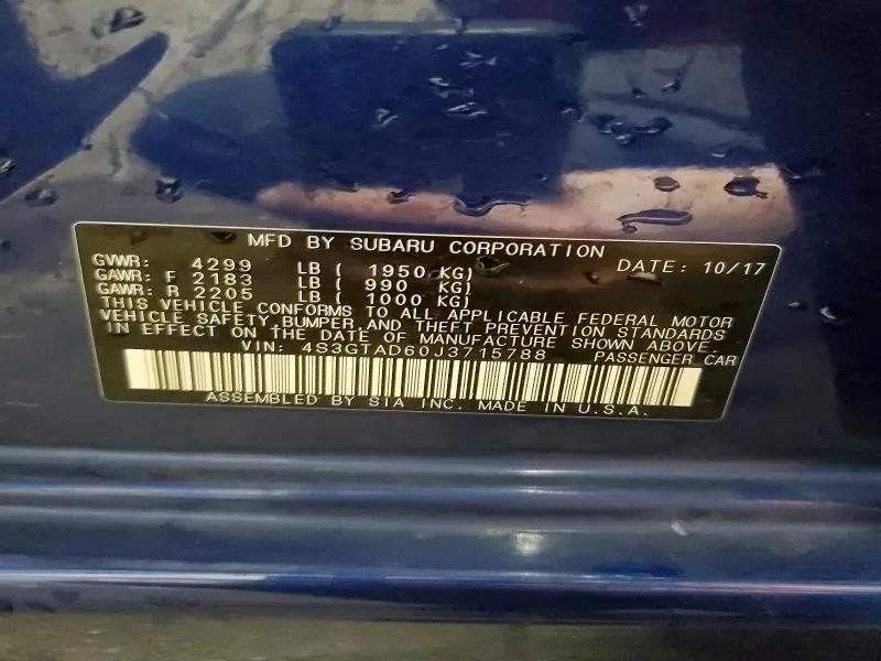 2018 SUBARU IMPREZA PREMIUM PLUS  