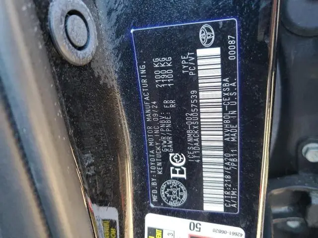 2025 TOYOTA CAMRY XSE  