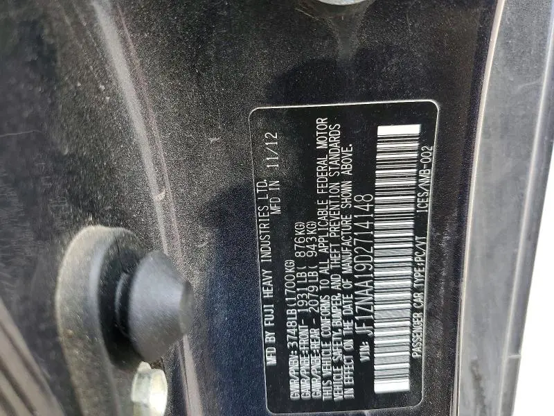 2013 TOYOTA SCION FR-S   