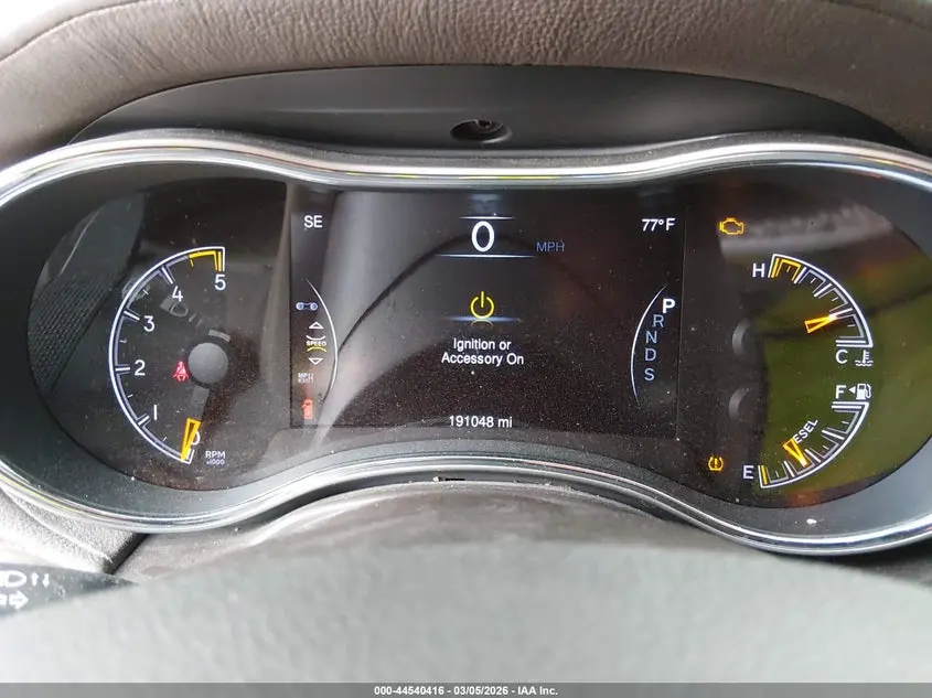 2015 JEEP GRAND CHEROKEE OVERLAND