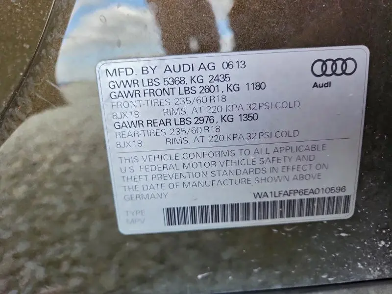 2014 AUDI Q5 PREMIUM PLUS  