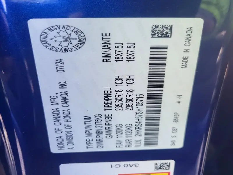 2025 HONDA CR-V SPORT  