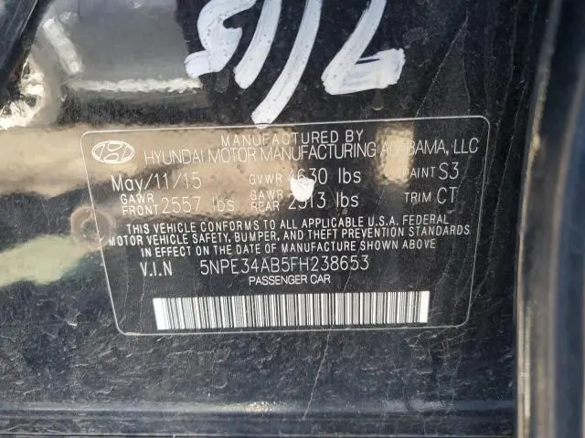 2015 HYUNDAI SONATA SPORT  