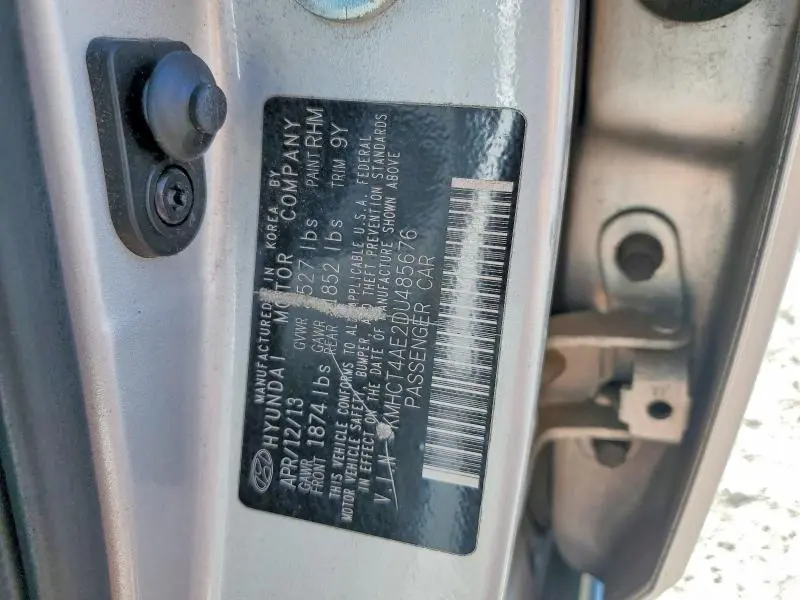 2013 HYUNDAI ACCENT GLS  