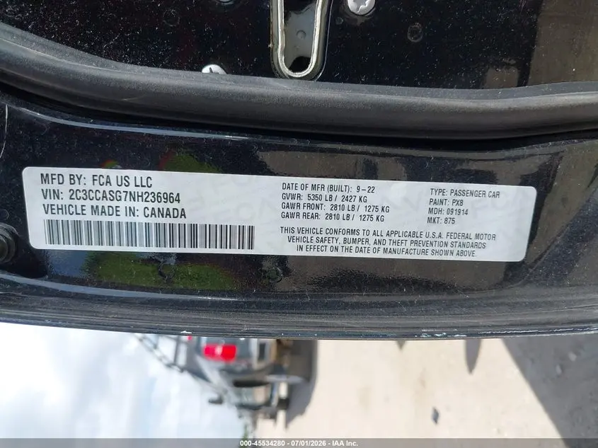 2022 CHRYSLER 300 TOURING L AWD