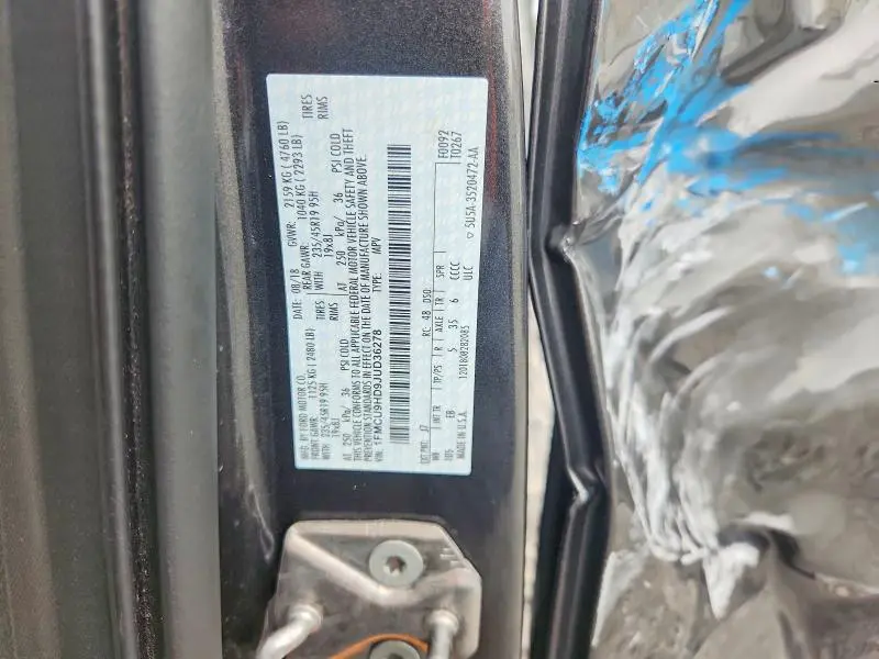 2018 FORD ESCAPE SEL  