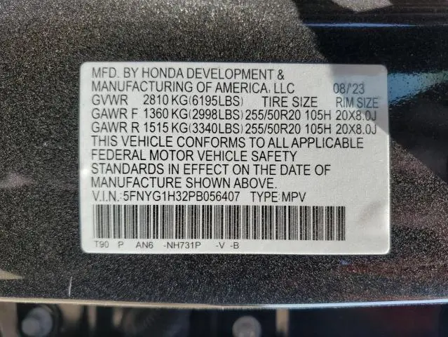 2023 HONDA PILOT SPORT  