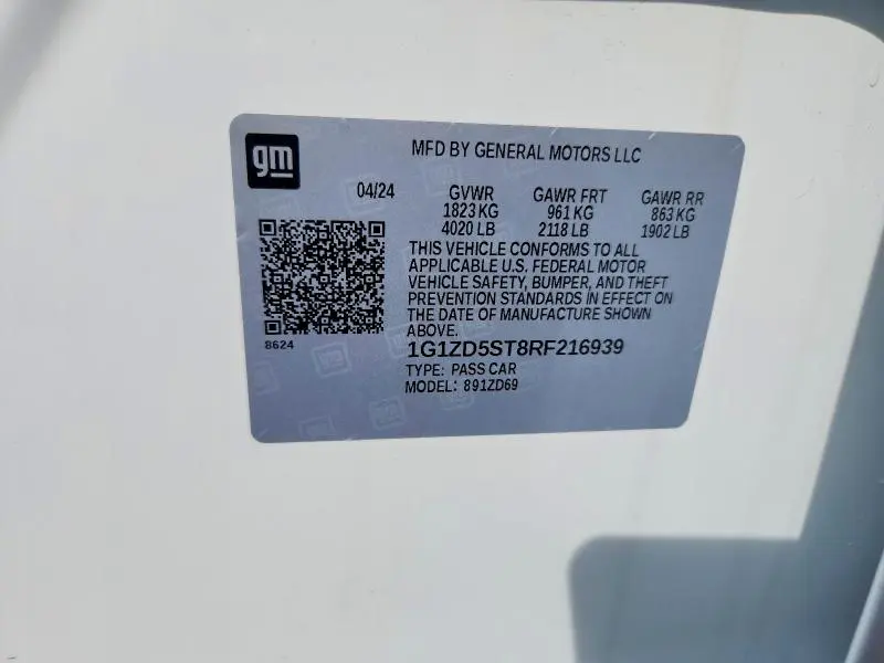 2024 CHEVROLET MALIBU LT  