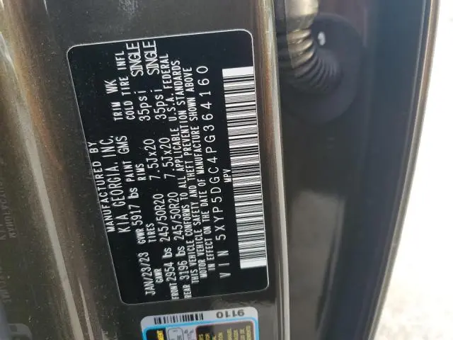 2023 KIA TELLURIDE SX  