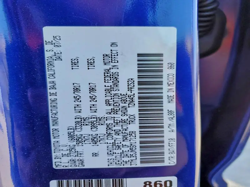 2025 TOYOTA TACOMA DOUBLE CAB  