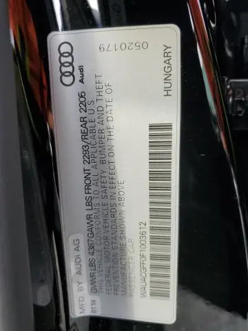 2015 AUDI A3 PREMIUM  