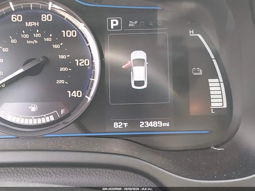 2019 HYUNDAI IONIQ HYBRID BLUE