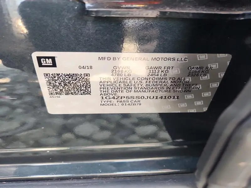 2018 BUICK LACROSSE ESSENCE  