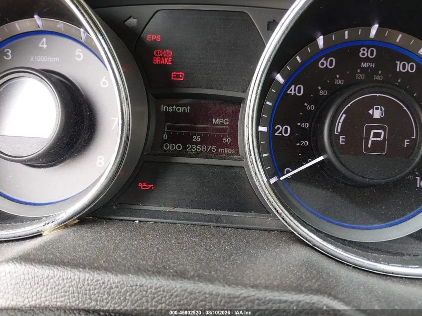 2013 HYUNDAI SONATA GLS