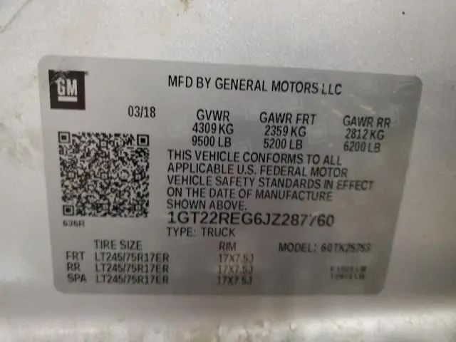 2018 GMC SIERRA K2500 HEAVY DUTY  