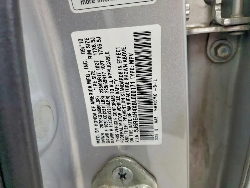 2011 HONDA CR-V SE  