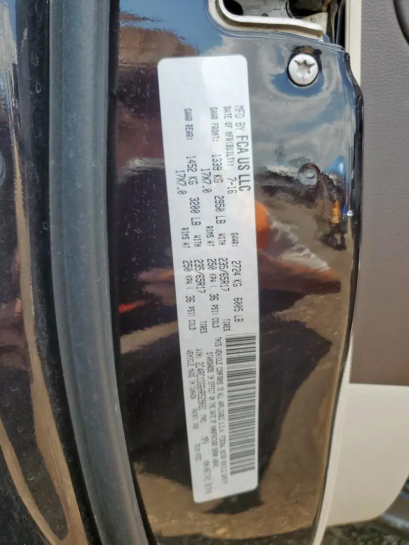 2017 CHRYSLER PACIFICA TOURING  