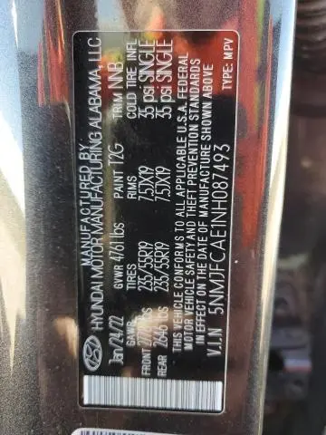 2022 HYUNDAI TUCSON SEL  