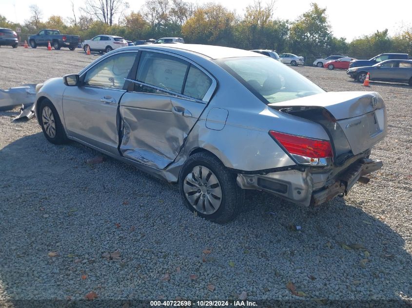 2010 HONDA ACCORD 2.4 LX