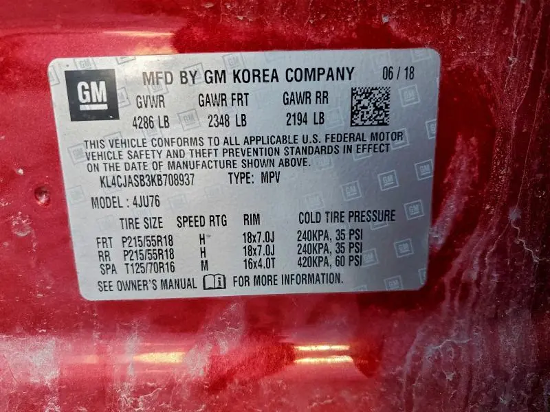 2019 BUICK ENCORE PREFERRED  