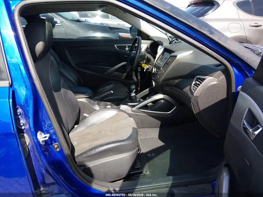 2012 HYUNDAI VELOSTER BASE W/BLACK