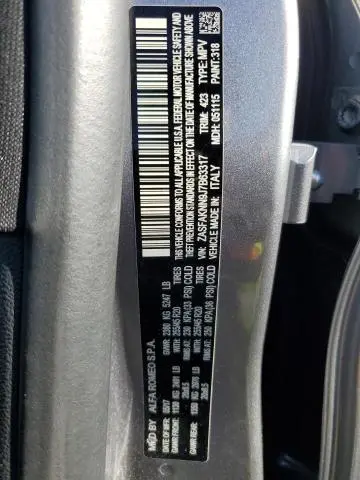 2018 ALFA ROMEO STELVIO TI SPORT  