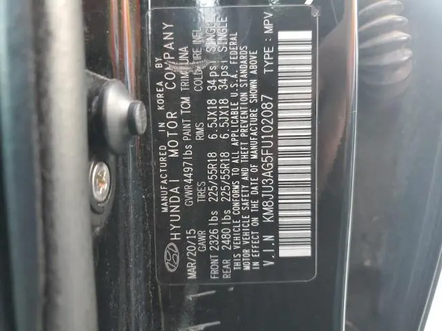 2015 HYUNDAI TUCSON LIMITED  