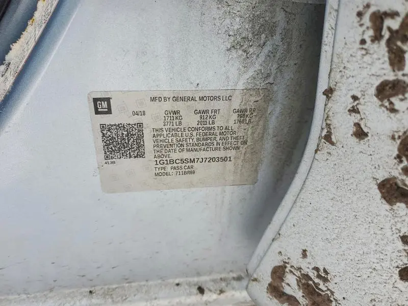 2018 CHEVROLET CRUZE LS  