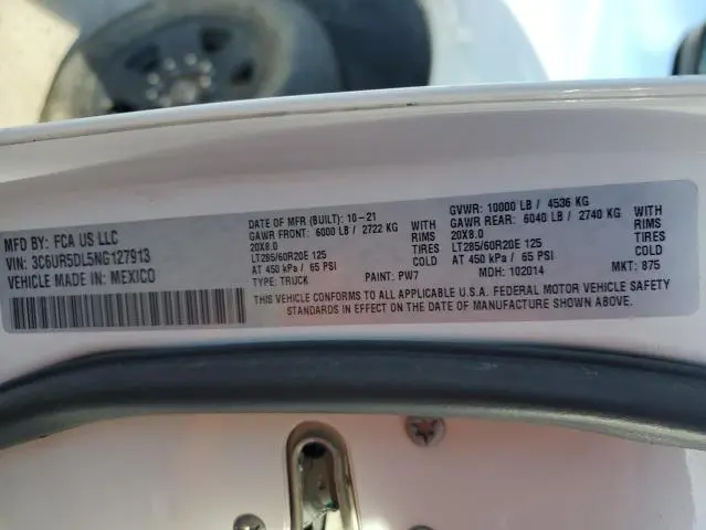 2022 RAM 2500 BIG HORN/LONE STAR  