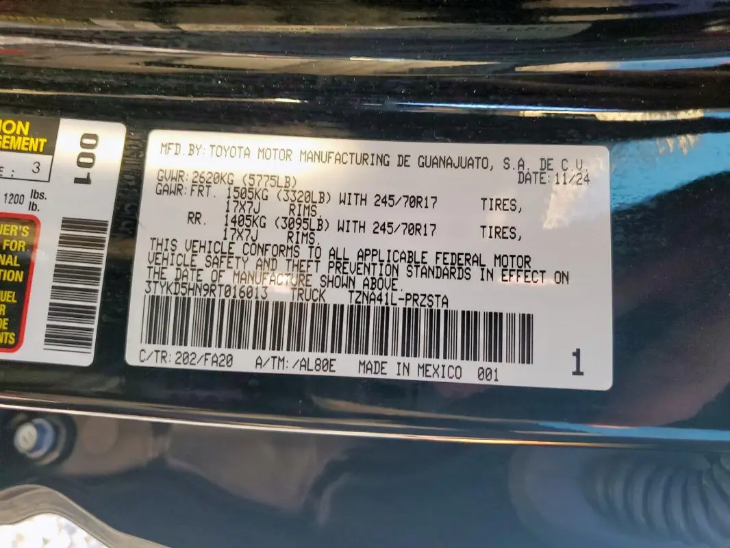 2024 TOYOTA TACOMA DOUBLE CAB  