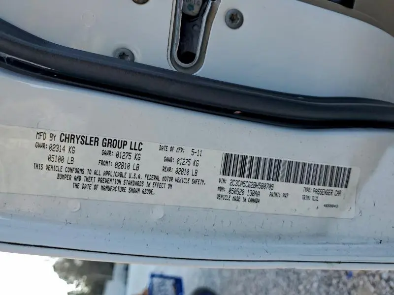 2011 CHRYSLER 300 LIMITED  