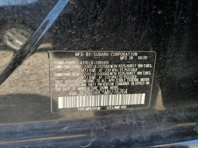 2021 SUBARU CROSSTREK SPORT  